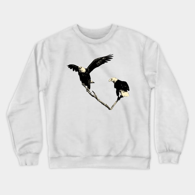 eagle Crewneck Sweatshirt by hottehue